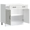 vidaXL Kitchen Base Cabinet Kalmar White Engineered Wood