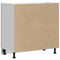 vidaXL Kitchen Base Cabinet Kalmar Old Wood Engineered Wood