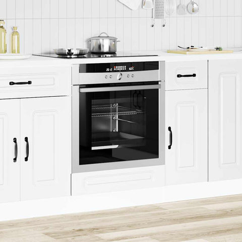 vidaXL Oven Cabinet Kalmar White Engineered Wood