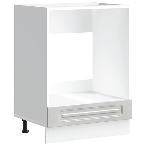 vidaXL Oven Cabinet Kalmar Concrete Grey Engineered Wood