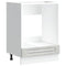 vidaXL Oven Cabinet Kalmar Concrete Grey Engineered Wood