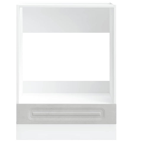 vidaXL Oven Cabinet Kalmar Concrete Grey Engineered Wood