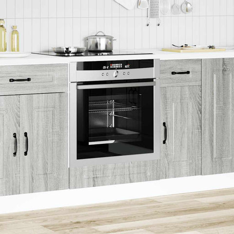 vidaXL Oven Cabinet Kalmar Grey Sonoma Engineered Wood