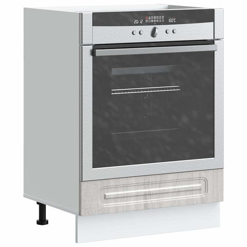 vidaXL Oven Cabinet Kalmar Grey Sonoma Engineered Wood