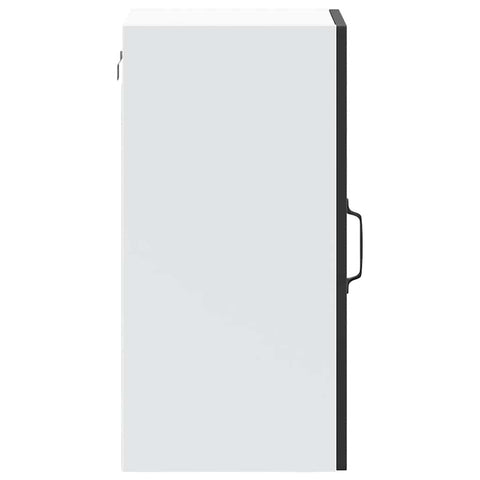 vidaXL Kitchen Wall Cabinet with Glass Door Kalmar Black Engineered Wood