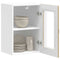 vidaXL Kitchen Wall Cabinet with Glass Door Kalmar Sonoma Oak Engineered Wood