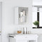 vidaXL Kitchen Wall Cabinet with Glass Door Kalmar Grey Sonoma Engineered Wood