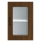 vidaXL Kitchen Wall Cabinet with Glass Door Kalmar Brown Oak Engineered Wood