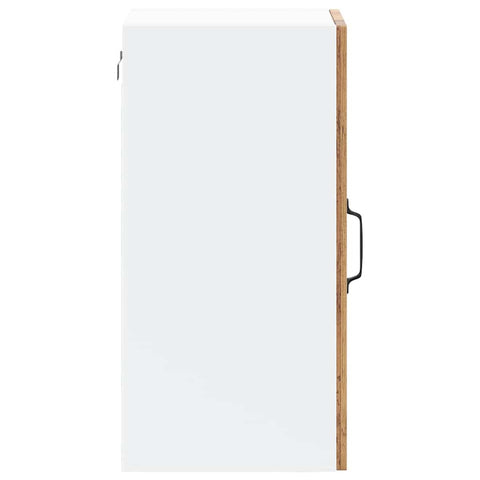 vidaXL Kitchen Wall Cabinet with Glass Door Kalmar Old Wood Engineered Wood
