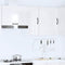 vidaXL Kitchen Wall Cabinet Kalmar High Gloss White Engineered Wood