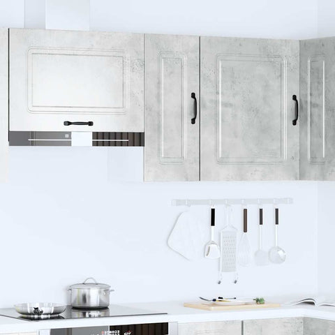 vidaXL Kitchen Wall Cabinet Kalmar Concrete Grey Engineered Wood