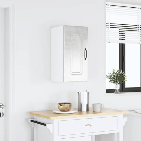vidaXL Kitchen Wall Cabinet Kalmar Concrete Grey Engineered Wood