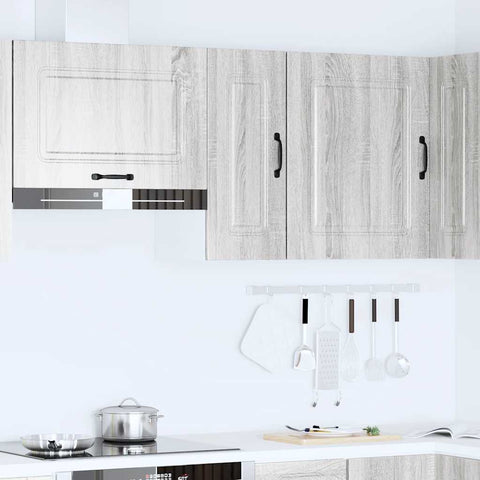 vidaXL Kitchen Wall Cabinet Kalmar Grey Sonoma Engineered Wood