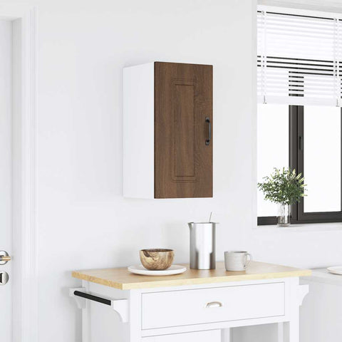 vidaXL Kitchen Wall Cabinet Kalmar Brown Oak Engineered Wood