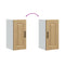 vidaXL Kitchen Wall Cabinet Kalmar Artisan Oak Engineered Wood
