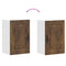 vidaXL Kitchen Wall Cabinet Kalmar Smoked Oak Engineered Wood