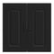 vidaXL Kitchen Wall Cabinet Kalmar Black Engineered Wood