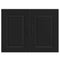 vidaXL Kitchen Wall Cabinet Kalmar Black Engineered Wood