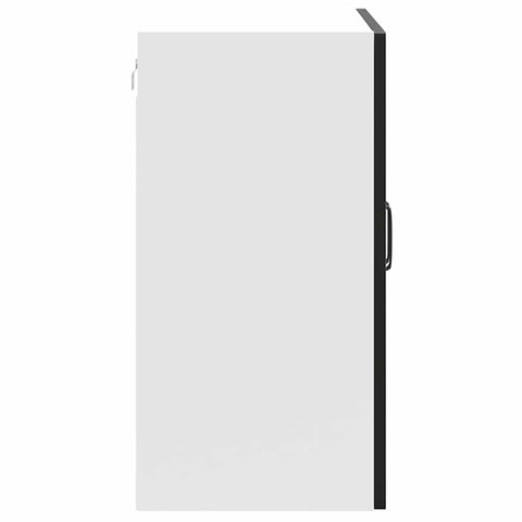 vidaXL Kitchen Wall Cabinet Kalmar Black Engineered Wood