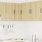 vidaXL Kitchen Wall Corner Cabinet Kalmar Sonoma Oak Engineered Wood