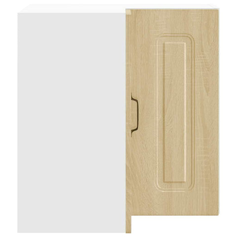 vidaXL Kitchen Wall Corner Cabinet Kalmar Sonoma Oak Engineered Wood