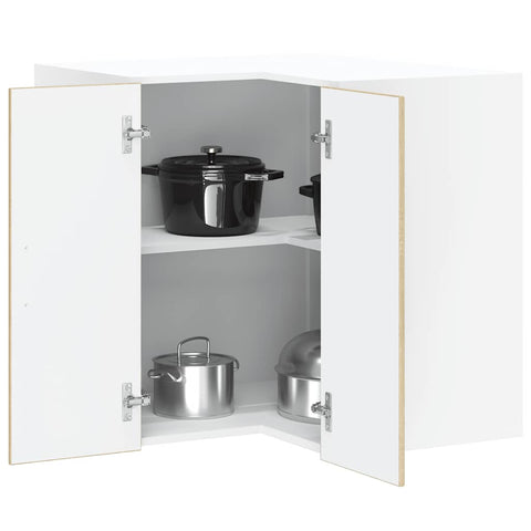 vidaXL Kitchen Wall Corner Cabinet Kalmar Sonoma Oak Engineered Wood