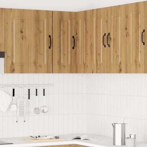 vidaXL Kitchen Wall Corner Cabinet Kalmar Artisan Oak Engineered Wood
