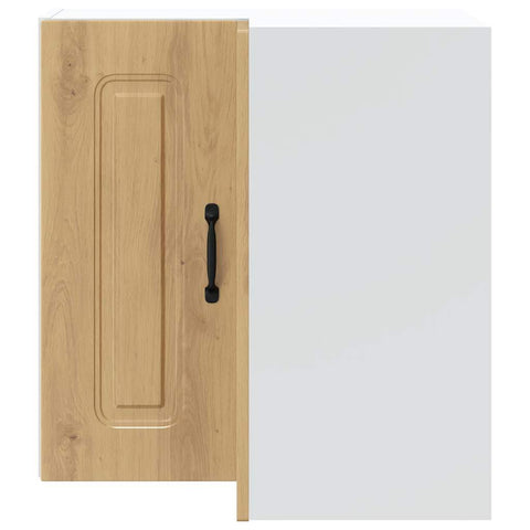 vidaXL Kitchen Wall Corner Cabinet Kalmar Artisan Oak Engineered Wood