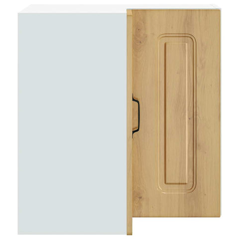 vidaXL Kitchen Wall Corner Cabinet Kalmar Artisan Oak Engineered Wood