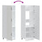 vidaXL Kitchen Cupboard Kalmar White Engineered Wood
