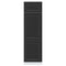 vidaXL Kitchen Cupboard Kalmar Black Engineered Wood