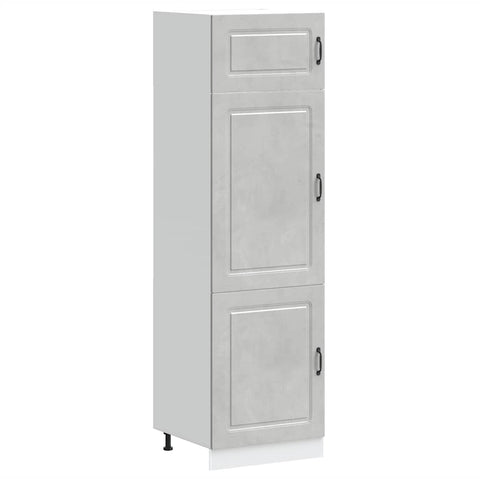 vidaXL Kitchen Cupboard Kalmar Concrete Grey Engineered Wood