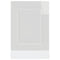 vidaXL Dishwasher Panel Kalmar High Gloss White 45x1.5x67 cm Engineered Wood