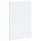 vidaXL Dishwasher Panel Kalmar High Gloss White 45x1.5x67 cm Engineered Wood