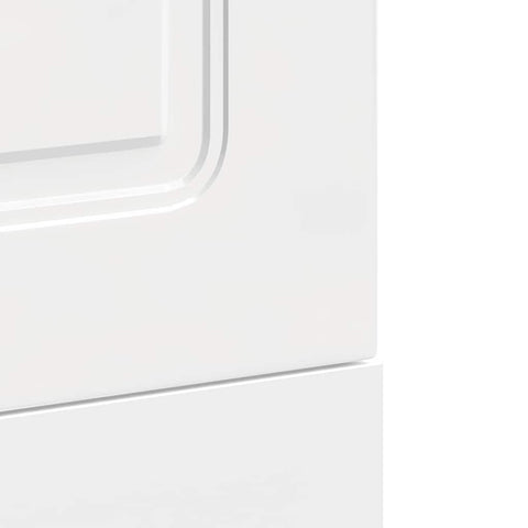 vidaXL Dishwasher Panel Kalmar High Gloss White 45x1.5x67 cm Engineered Wood