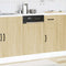 vidaXL Dishwasher Panel Kalmar Sonoma Oak 45x1.5x67 cm Engineered Wood