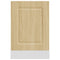 vidaXL Dishwasher Panel Kalmar Sonoma Oak 45x1.5x67 cm Engineered Wood
