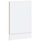 vidaXL Dishwasher Panel Kalmar Sonoma Oak 45x1.5x67 cm Engineered Wood