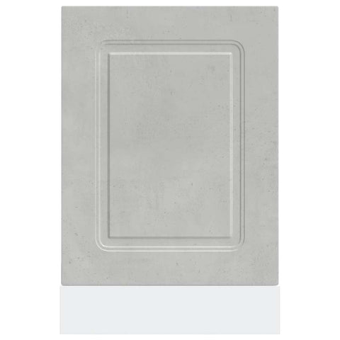 vidaXL Dishwasher Panel Kalmar Concrete Grey 45x1.5x67 cm Engineered Wood