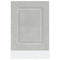 vidaXL Dishwasher Panel Kalmar Concrete Grey 45x1.5x67 cm Engineered Wood