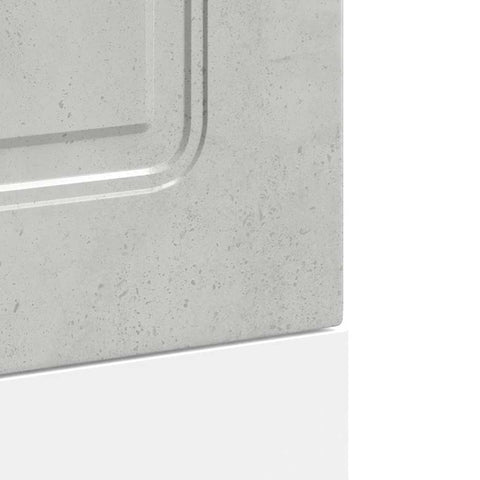 vidaXL Dishwasher Panel Kalmar Concrete Grey 45x1.5x67 cm Engineered Wood