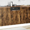 vidaXL Dishwasher Panel Kalmar Smoked Oak 45x1.5x67 cm Engineered Wood