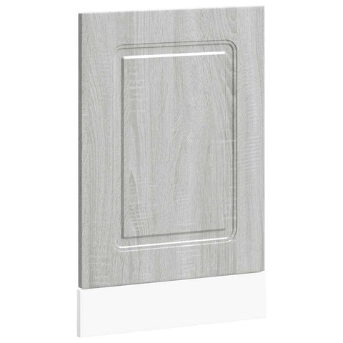 vidaXL Dishwasher Panel Kalmar Grey Sonoma 45x1.5x67 cm Engineered Wood