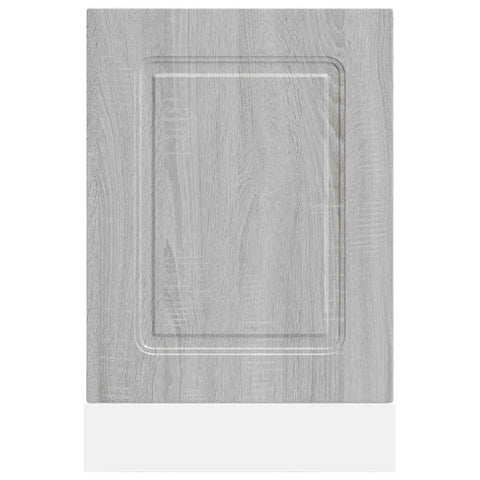 vidaXL Dishwasher Panel Kalmar Grey Sonoma 45x1.5x67 cm Engineered Wood