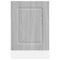 vidaXL Dishwasher Panel Kalmar Grey Sonoma 45x1.5x67 cm Engineered Wood
