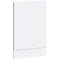 vidaXL Dishwasher Panel Kalmar Grey Sonoma 45x1.5x67 cm Engineered Wood