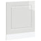 vidaXL Dishwasher Panel Kalmar High Gloss White 60x1.5x67 cm Engineered Wood