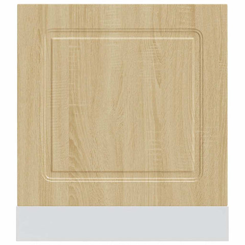 vidaXL Dishwasher Panel Kalmar Sonoma Oak 60x1.5x67 cm Engineered Wood