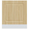 vidaXL Dishwasher Panel Kalmar Sonoma Oak 60x1.5x67 cm Engineered Wood