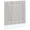 vidaXL Dishwasher Panel Kalmar Grey Sonoma 60x1.5x67 cm Engineered Wood